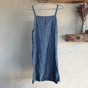 Eileen Fisher Hemp and Cotton Dress with pockets